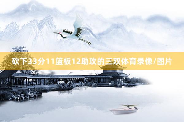 砍下33分11篮板12助攻的三双体育录像/图片
