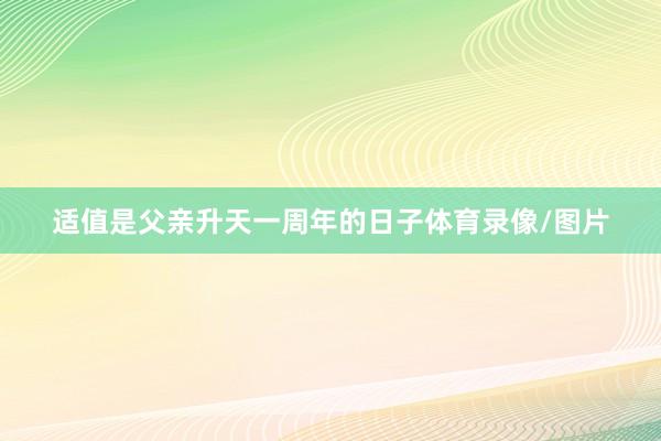 适值是父亲升天一周年的日子体育录像/图片
