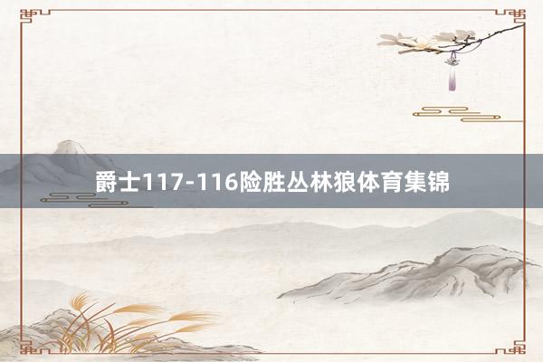 爵士117-116险胜丛林狼体育集锦