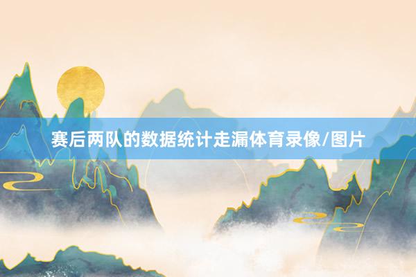 赛后两队的数据统计走漏体育录像/图片