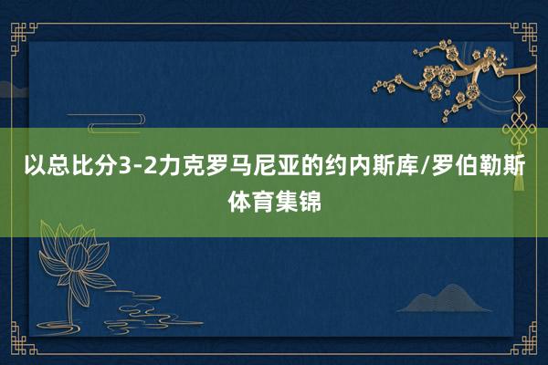以总比分3-2力克罗马尼亚的约内斯库/罗伯勒斯体育集锦