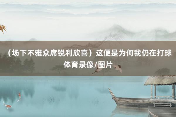 (场下不雅众席锐利欣喜)这便是为何我仍在打球体育录像/图片