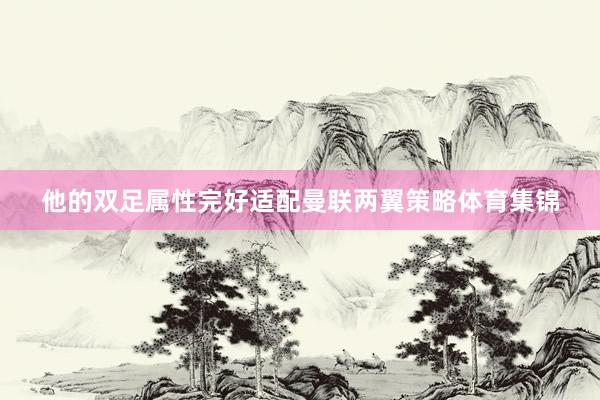 他的双足属性完好适配曼联两翼策略体育集锦