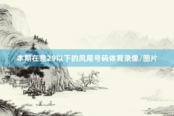 本期在意29以下的凤尾号码体育录像/图片