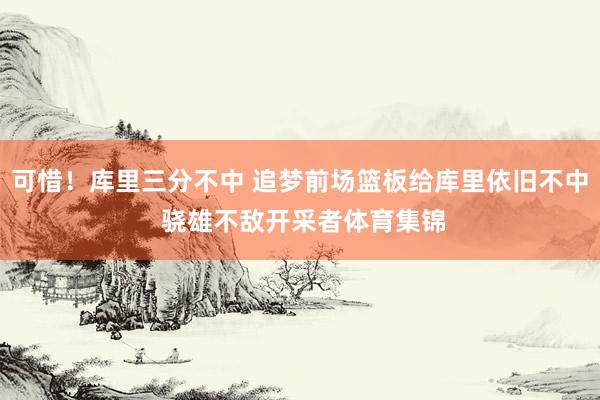 可惜！库里三分不中 追梦前场篮板给库里依旧不中 骁雄不敌开采者体育集锦
