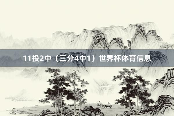 11投2中（三分4中1）世界杯体育信息