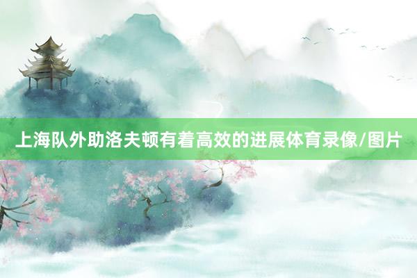 上海队外助洛夫顿有着高效的进展体育录像/图片
