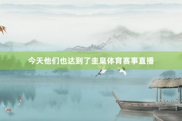 今天他们也达到了圭臬体育赛事直播