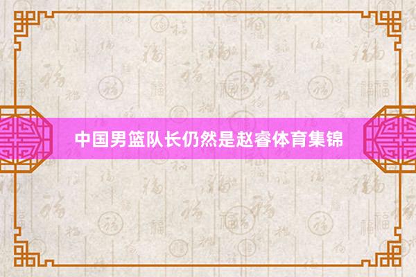 中国男篮队长仍然是赵睿体育集锦