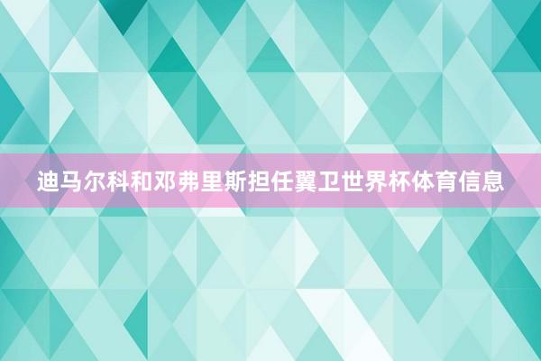 迪马尔科和邓弗里斯担任翼卫世界杯体育信息