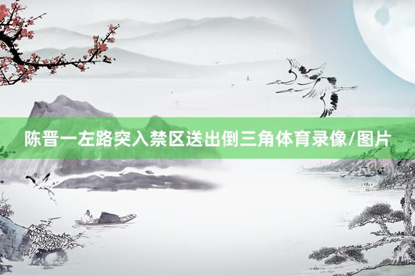 陈晋一左路突入禁区送出倒三角体育录像/图片