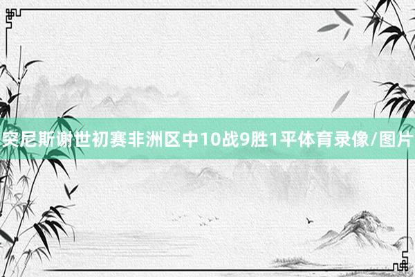 突尼斯谢世初赛非洲区中10战9胜1平体育录像/图片