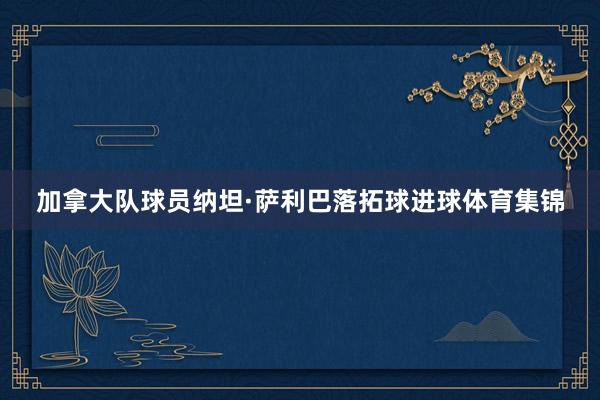 加拿大队球员纳坦·萨利巴落拓球进球体育集锦